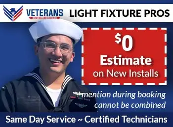 north countyLight Fixtures Replacement & Installation Veterans Heating & Cooling